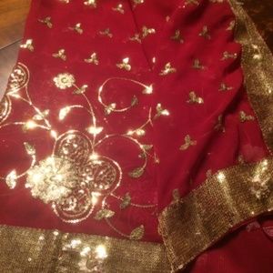 Indian/Bollywood/Pakistani Saree, Stitched Blouse